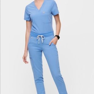 Ceil blue scrub set